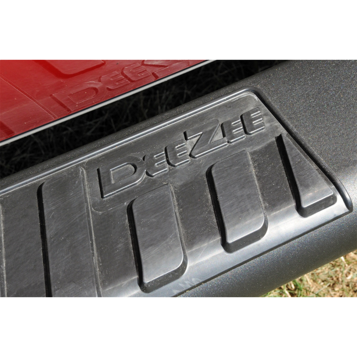 Dee Zee Textured Black Steel Step Nerf Bars 6 in. Oval Cab Length Model DZ16101