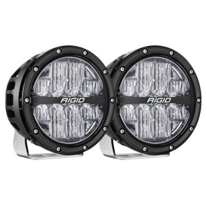 Rigid Industries 360-Series 6" Off-Road Lamp, Drive Beam, RGBW Backlight, Surface Mount, Set/2  Model 36411