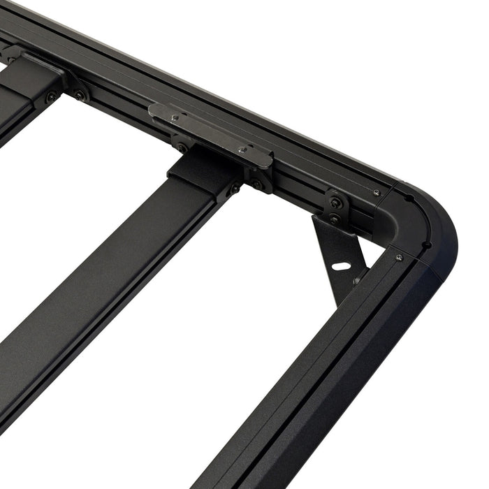 Westin EXP Roof Rack 50" W X 58" L For Full Size EXP Truck Cap Powder Coated Textured Black Aluminum Model 15-00155