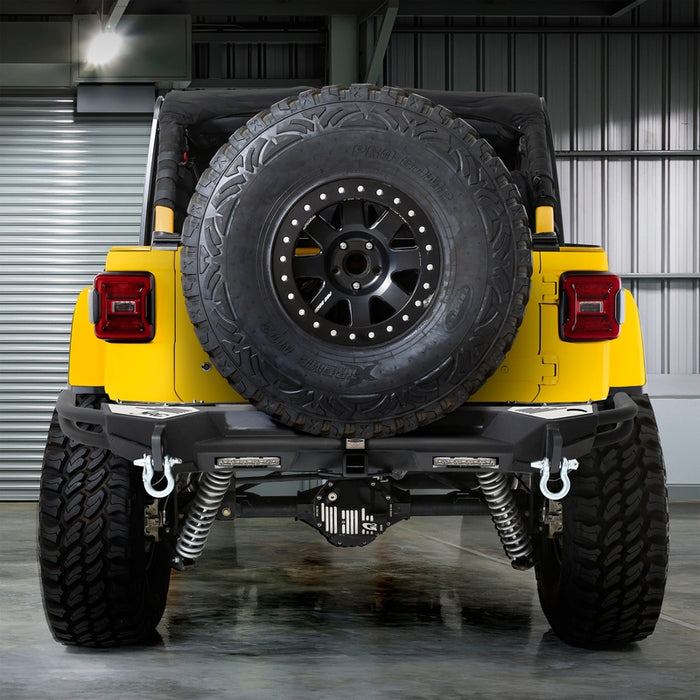 Smittybilt SRC Gen 2 Rear Bumper - Textured Black (18+ JL/JLU) Model 77714