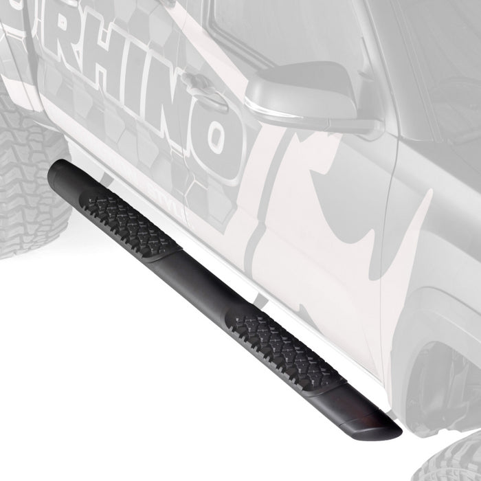 Go Rhino V-Series V3 Aluminum Step Nerf Bars and Mounting Brackets Kit Textured Black Model V3439980T