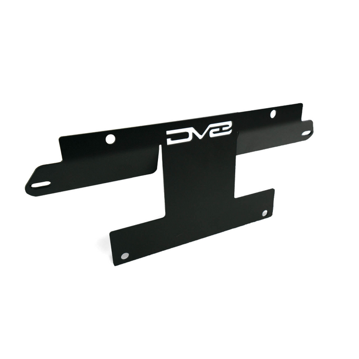 DV8 Offroad 2021-2026 Ford Bronco Factory Front Bumper License Relocation Bracket Model LPBR-02