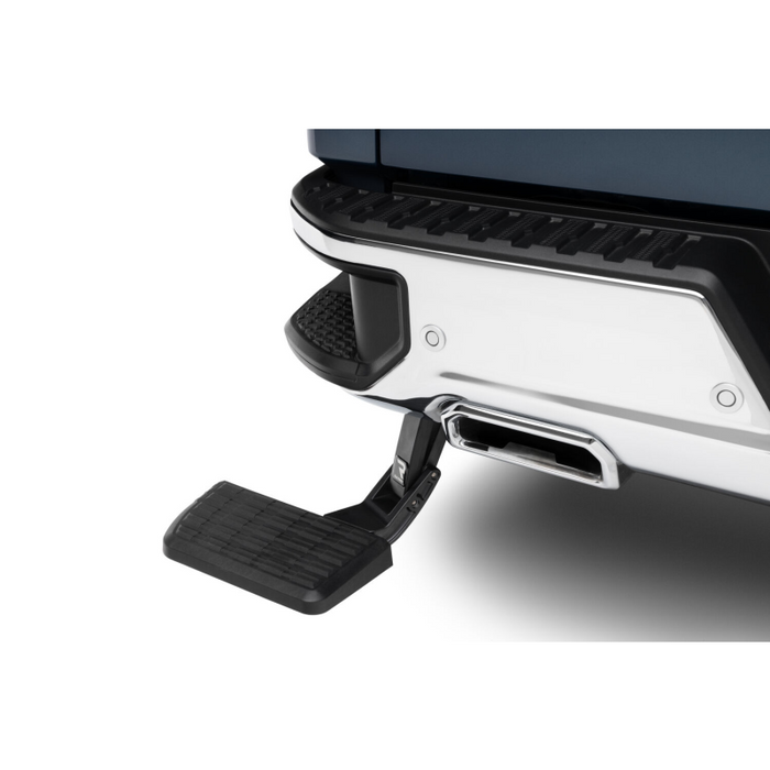 AMP Research Bedstep Flip Down Bumper Bed Step Model 75323-01A