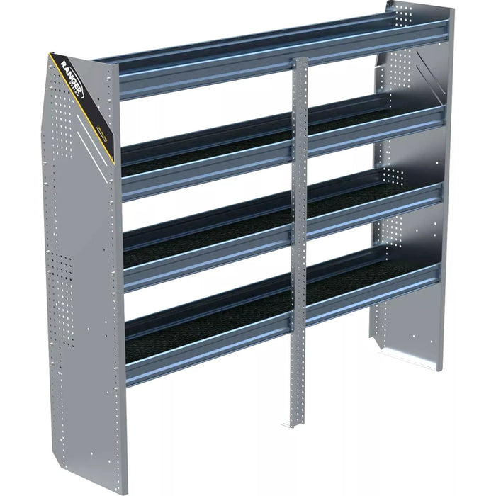 Ranger Design N5 4 Tray Aluminum Van Shelving for High Roof Vans 16"x72"x62" Model N5-RA72-4