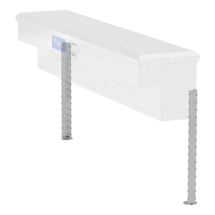 UWS Bright Aluminum Truck Side Tool Box Legs, 1 Pair Model SM-LEGS