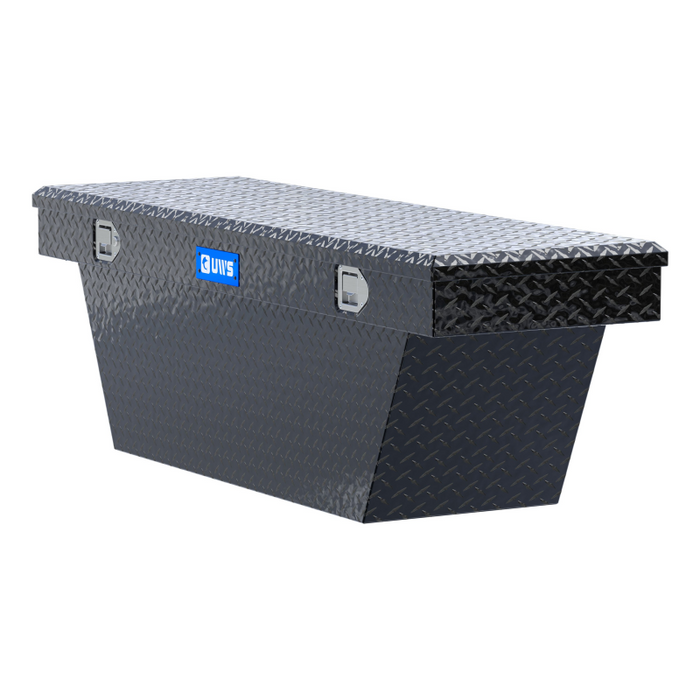 UWS 63" Deep Angled Truck Tool Box (LTL Shipping Only) Model TBSD-63A-BLK