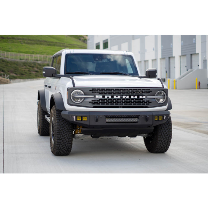 DV8 Offroad 2021-2025 Ford Bronco Oe Plus Series Front Bumper V2 Model FBBR-06