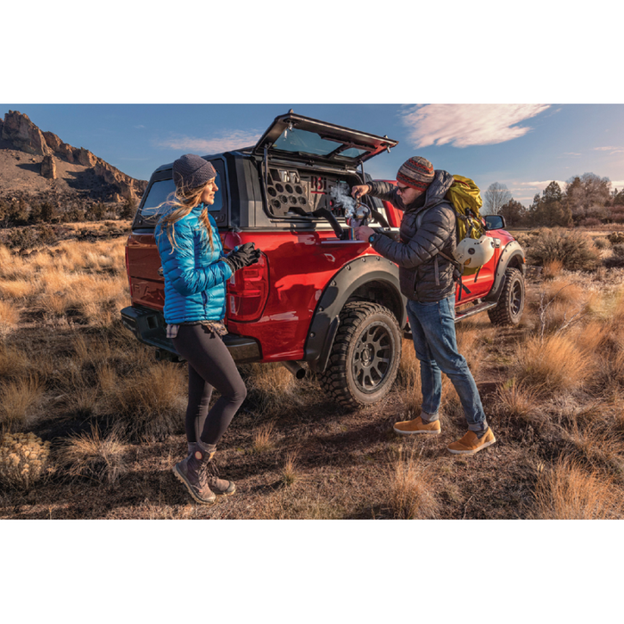 SmartCap Matte Black Truck Bed Cap EVOa Adventure Series w/ Horizontal Locks Model EA0106-MB