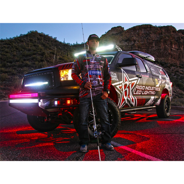 Rigid Industries A-Series LED Universal Rock Light Kit, High Power Red, Set Of 6 Model 400263