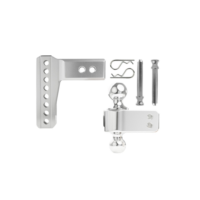 BulletProof Hitches 2.5" Aluminum Medium Duty 4" Drop/Rise Hitch Model AL254