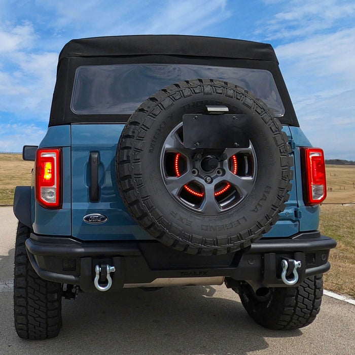 TrailFX Spare Tire Carrier Hinged Model BR010T