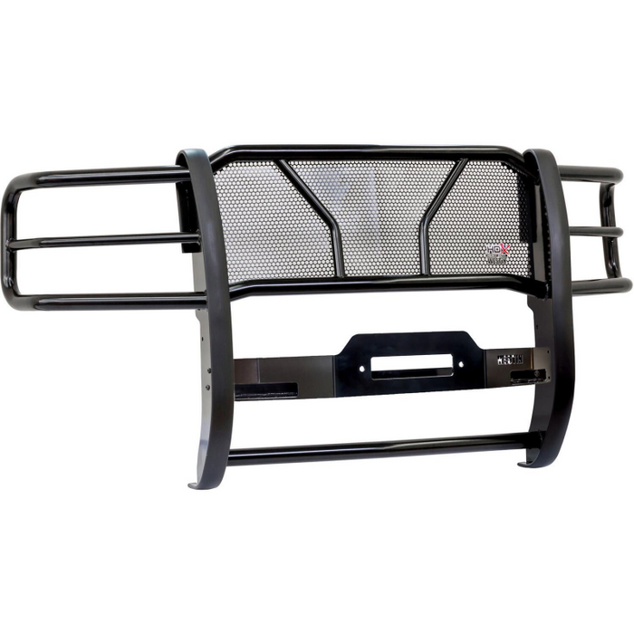 Westin HDX 1-Piece Winch Mount Grille Guard Black Steel Model 57-93685
