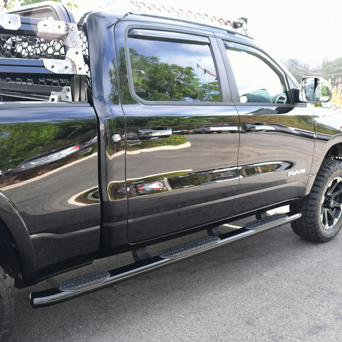 Westin PRO TRAXX 5 Oval Wheel to Wheel Step Nerf Bars Black Model 21-534705