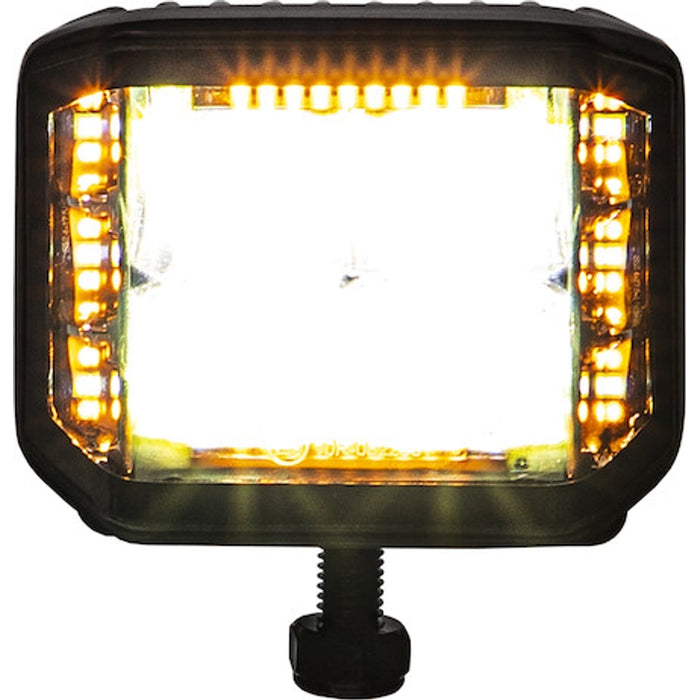 Buyers Products 4 Inch Wide Angle Edgeless LED Work Light with Strobe - Square Lens Model 1492242