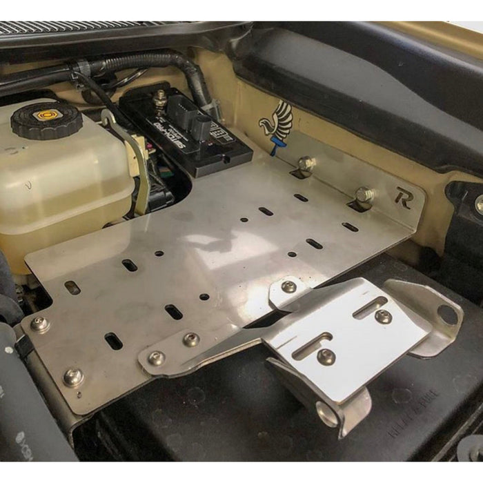 Rago Fabrication 2016-2023 3rd Gen Tacoma Air Compressor Mount Model R1519TTACARB-NB