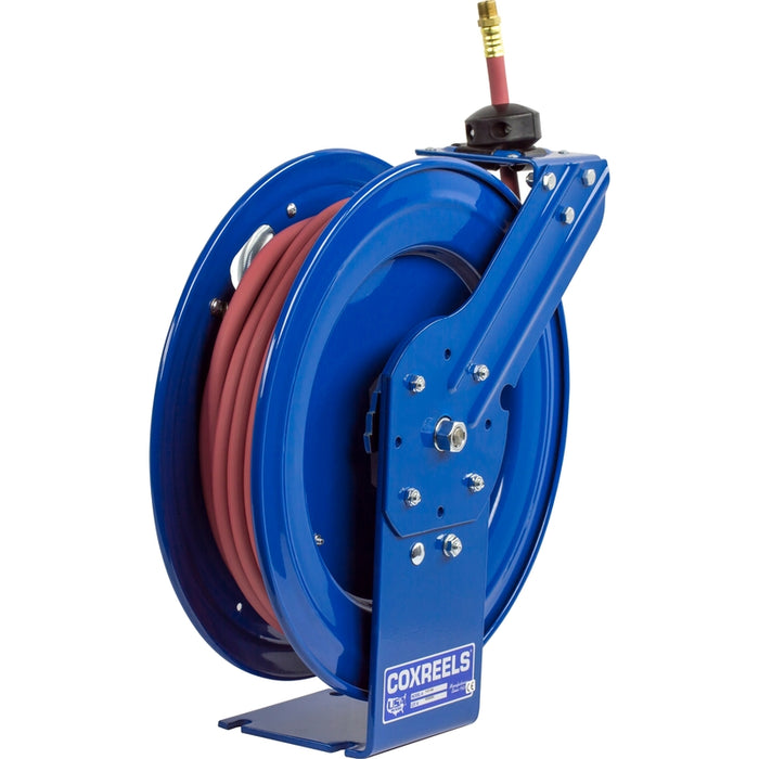 Coxreels P Series Performance Spring Driven Hose Reel 1/4 in. x 10 ft. - Hose Included 300 PSI Model P-LP-110