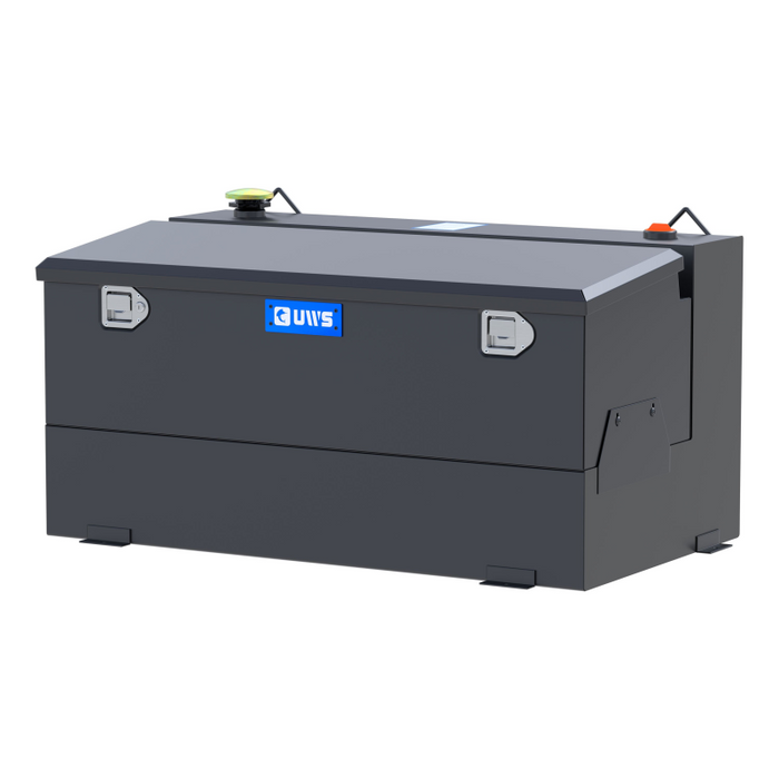 UWS Matte Black 75-Gallon Steel-Aluminum Combo Transfer Tank Model ST-75-COMBO-MB