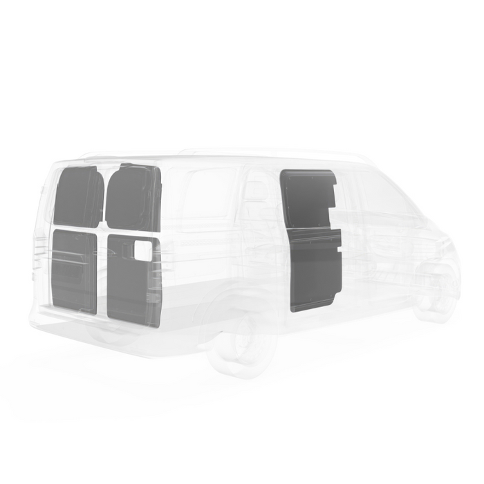 LEGEND DuraTherm Door Liner ONLY - Rear Liftgate Mercedes Metris 126" Wheelbase Cargo Van Low Roof - Textured Grey Model 153-114-2613.7