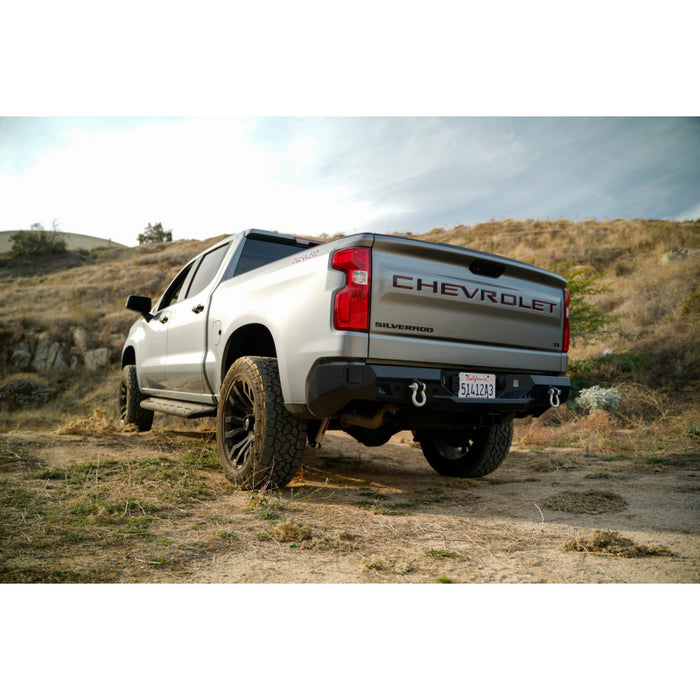 DV8 Offroad 2019-2025 Chevrolet Silverado , GMC Sierra 1500 Spec Series Rear Bumper Model RBCS1-03