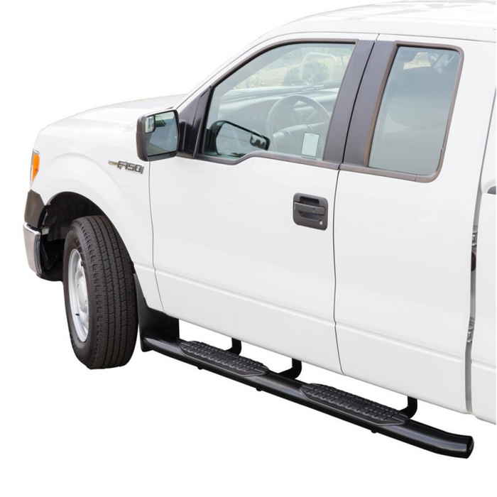 Westin PRO TRAXX 5 Oval Step Nerf Bars Black Steel For Super Cab Model 21-53515