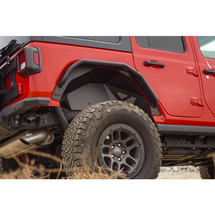 DV8 Offroad 2018-2024 Jeep Wrangler JL JLU Rear Inner Fenders Model INFEND-06RB