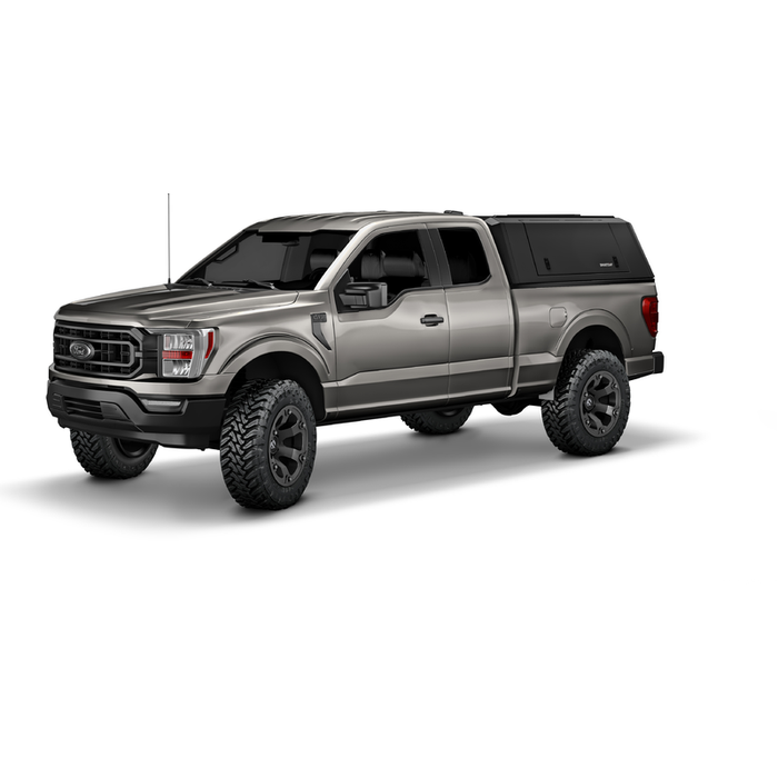 SmartCap Matte Black Truck Bed Cap EVOa Adventure Series w/ Vertical Locks Model EA0319-MB
