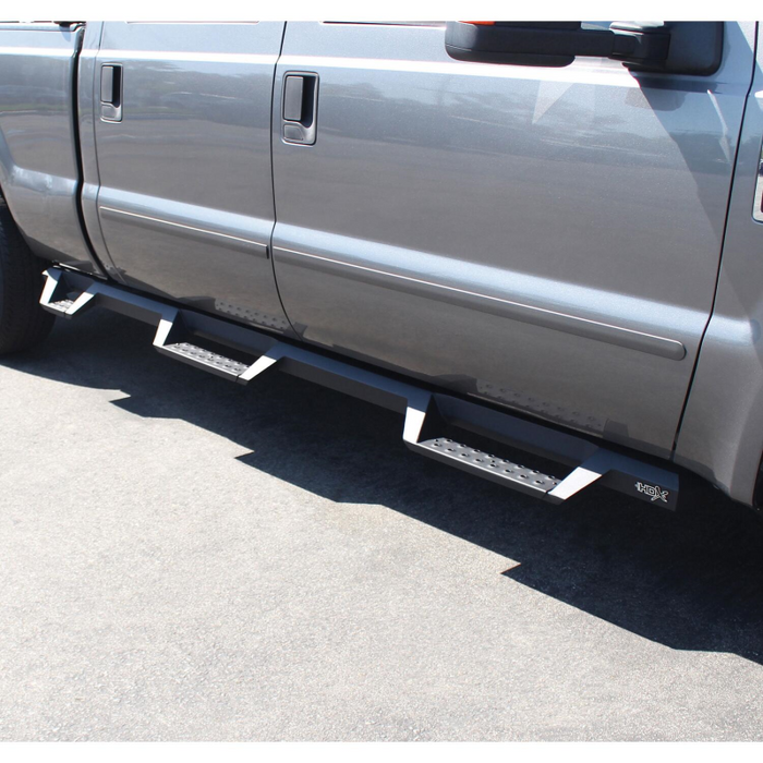 Westin HDX Drop Wheel to Wheel Side Steps Textured Black Steel Model 56-534015
