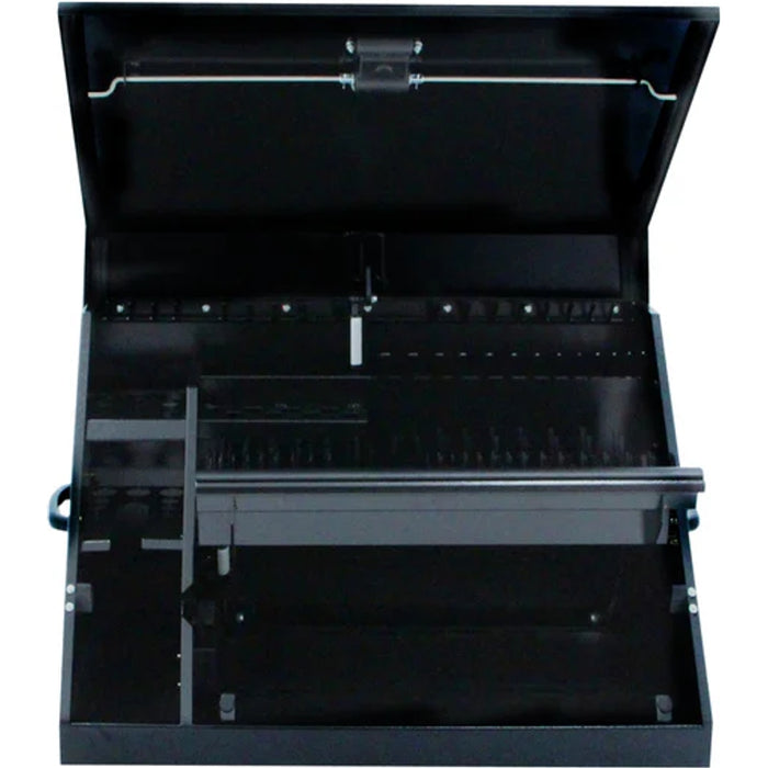 Montezuma 30 x 15 In. Steel Triangle® Toolbox Black Top Mount Toolbox DXTB30BB