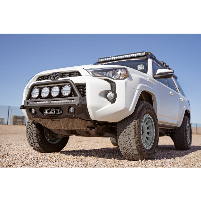 Rago Fabrication 2014-2024 Toyota 4Runner Center Mount Winch Front Bumper with Top Hoop Model F6604030801NA