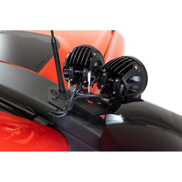 Addictive Desert Designs 21-23 Ford Bronco & Bronco Raptor Dual Ditch Light Mounts Model AC2301801NA