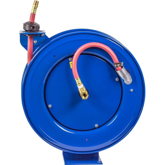 Coxreels SH Series Heavy Duty Spring Driven Hose Reel 1/2 in. x 50 ft. - Hose Included 300 PSI Model SH-N-450