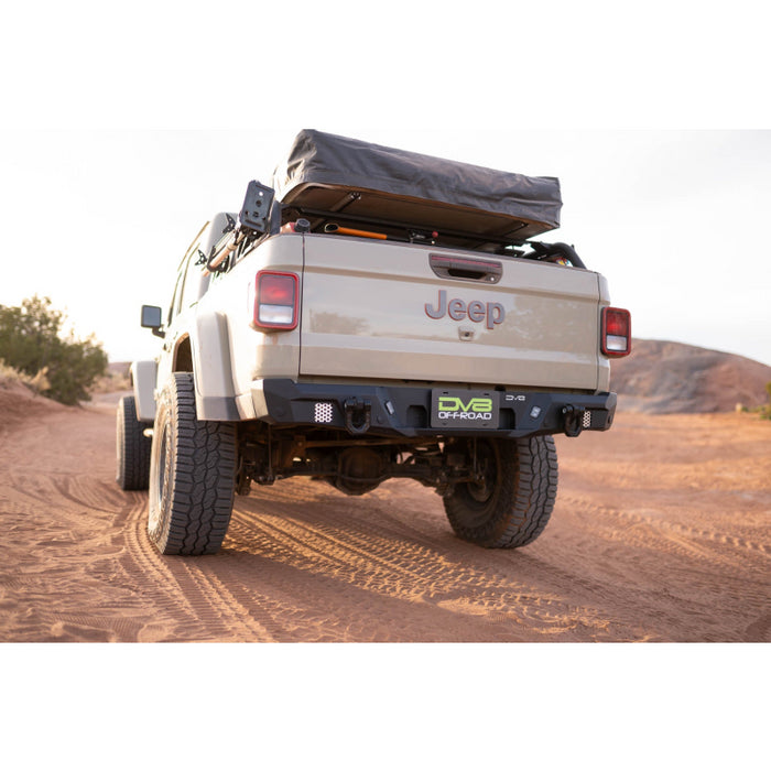 DV8 Offroad 2020-2025 Jeep Gladiator JT Mto Series Rear Bumper Model RBGL-12