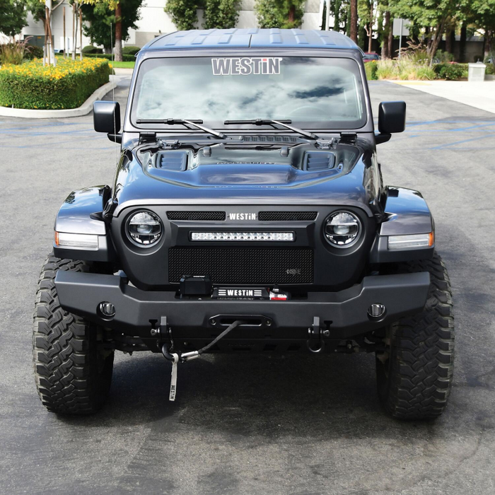 Westin WJ2 Full Width Front Bumper Textured Black Model 59-80105