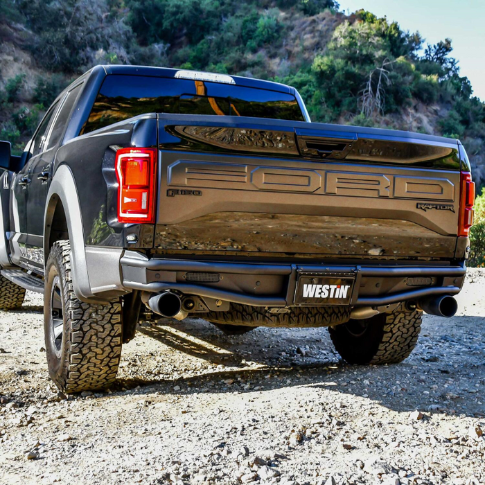 Westin Outlaw Rear Bumper Textured Black Model 58-82025