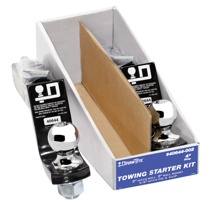 Draw-Tite Trailer Hitch Starter Ball Mount Kit Model 40644-002