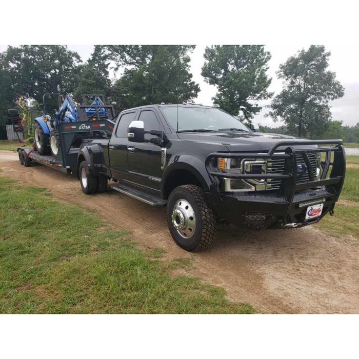 Bodyguard T2 Front Extreme - W/O Sensor Cutouts Factory Fog Cutouts Standard Skid Plate W/O Mesh Grille No Camera Harness Bare Metal *Fits Oem F450/550 Fender Trim* Model EEF17DNRBNN
