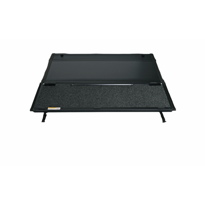 TrailFX Hard Tri-Fold Tonneau Cover Black Aluminum Model TFX3707