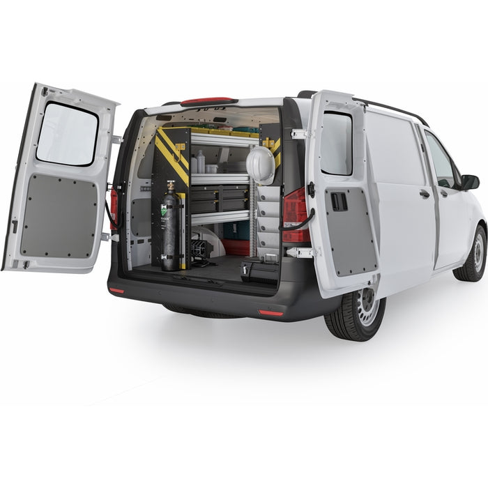 Ranger Design HVAC Van Shelving Package for Mercedes Metris All Wheelbase - Single Sliding Door Model MML-12