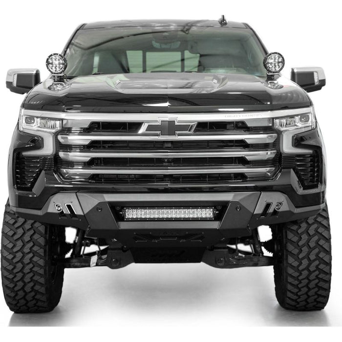 Addictive Desert Designs Chevy Silverado 1500 Black Label Front Bumper Model F140300010103