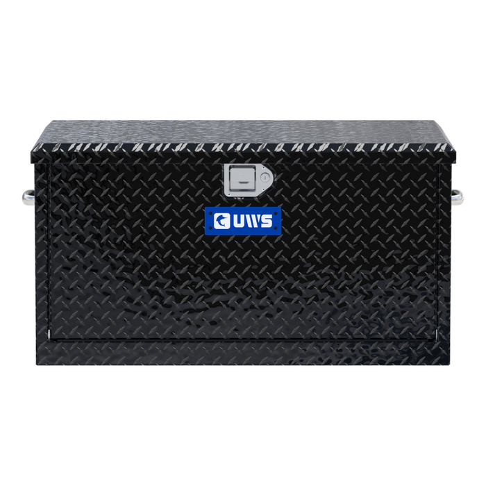 UWS Gloss Black Aluminum 38" Utility Chest Box with Drawers Model TBC-38-DS-BLK