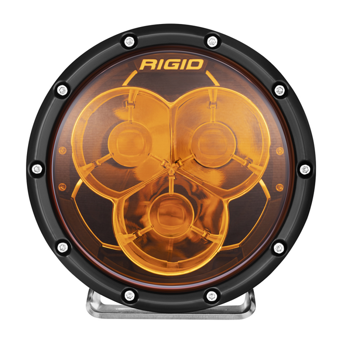 Rigid Industries 6 Inch 360-Series Laser Amber PRO with Precision Spot Optics and Amber backlight Model 36212
