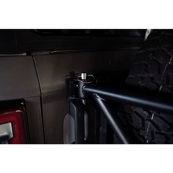 DV8 Offroad 2021-2025 Ford Bronco Spare Tire Guard , Accessory Mount Model TCBR-01