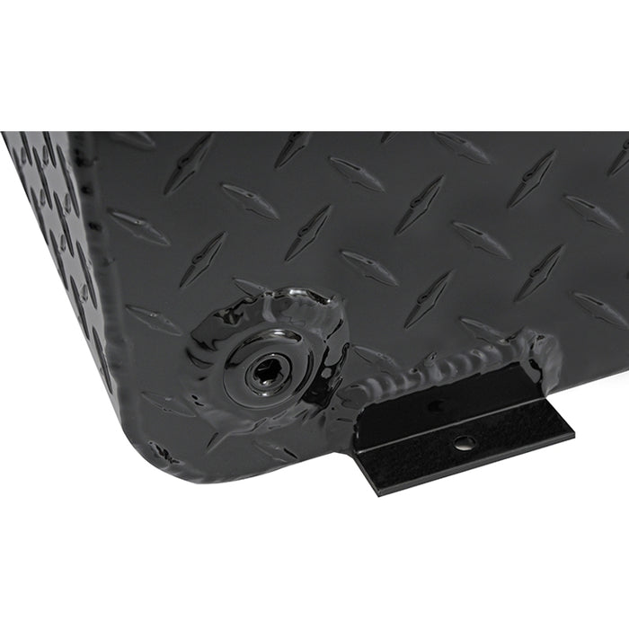 Dee Zee 92-Gal Gloss Black Aluminum L-Shaped Auxiliary Tank Model DZ92747XB