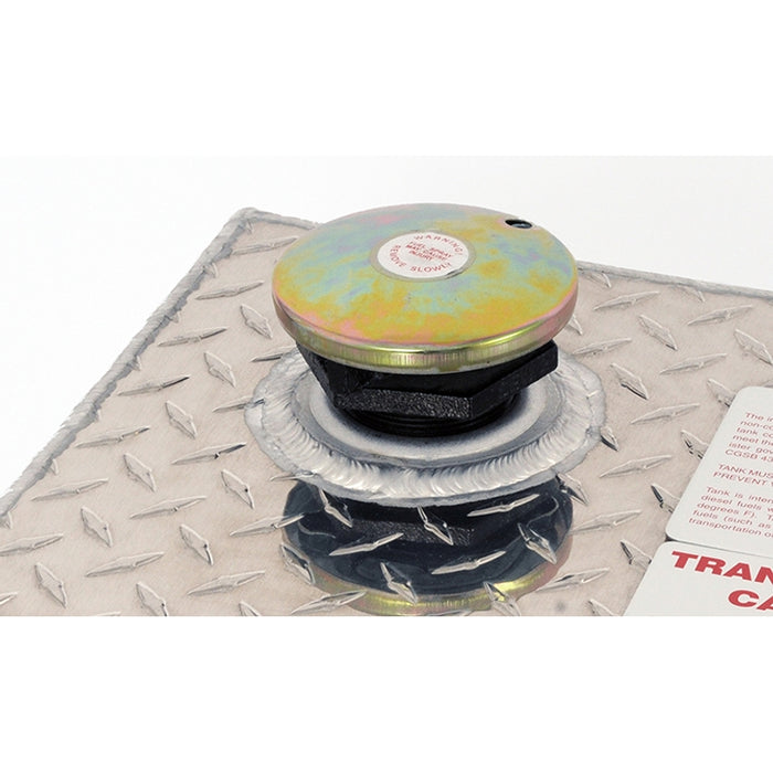 Dee Zee 92-Gal Brite-Tread Aluminum L-Shaped Auxiliary Tank Model DZ92747X
