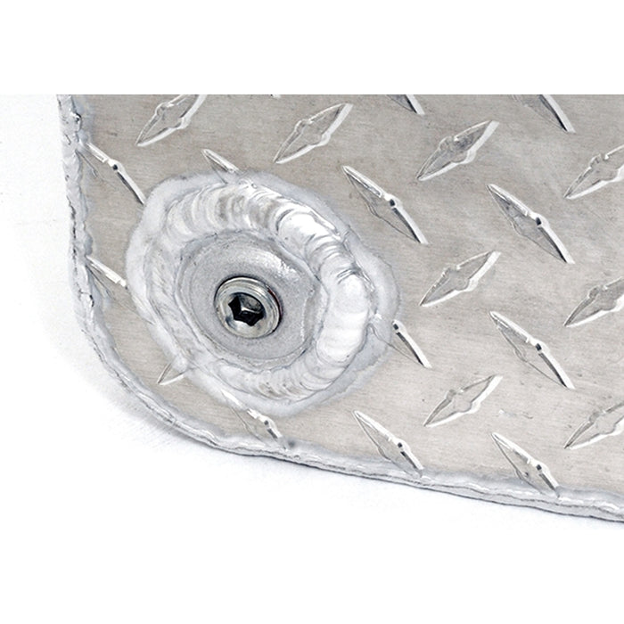 Dee Zee 92-Gal Brite-Tread Aluminum L-Shaped Auxiliary Tank Model DZ92747X