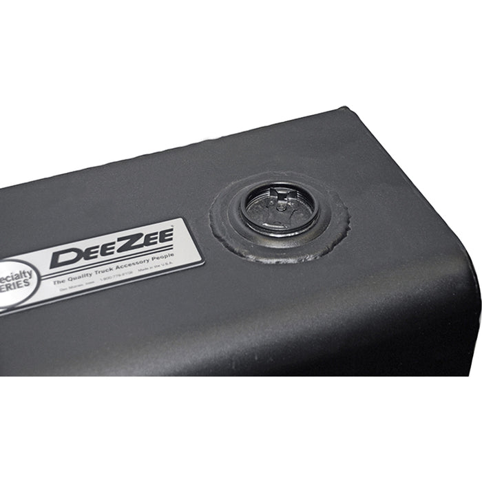 Dee Zee Black Steel 50-Gal L-Shaped Transfer Tank Model DZ92754SB