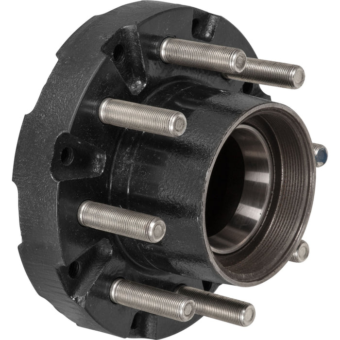 CURT Threaded Trailer Idler Hub Assembly - Short, 10,000-lb. 8 on 6-1/2", 16-17-1/2" Wheel Size, 5/8" Studs, Grease Model 2021093253