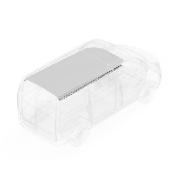LEGEND DuraTherm Ceiling Liner Kit ONLY - Dual Doors Ford Transit 148" Wheelbase Cargo Van Mid Roof - Textured Grey Model 745-114-2613MR2