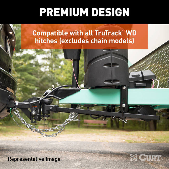 CURT TruTrack™ Heavy-Duty 8" Adjustable Support Brackets Model 17518