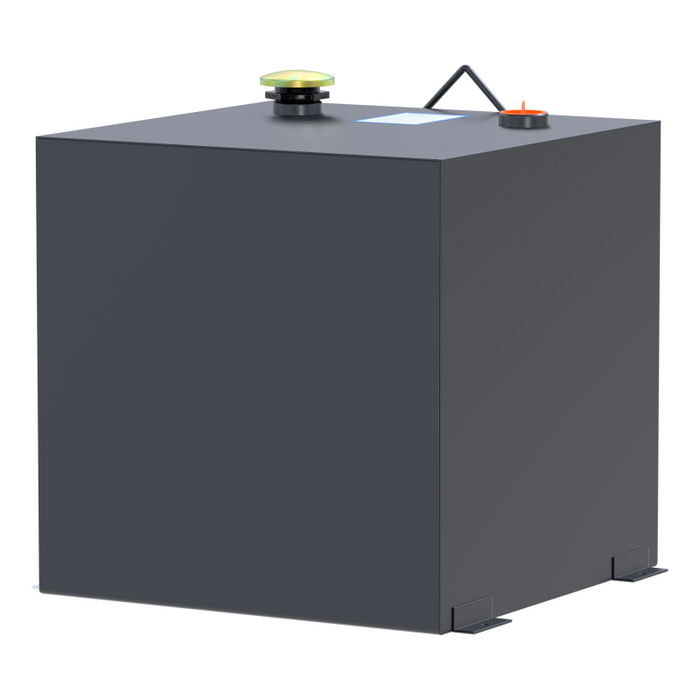 UWS Matte Black 53-Gallon Rectangle Steel Transfer Tank Model ST-53-R-MB